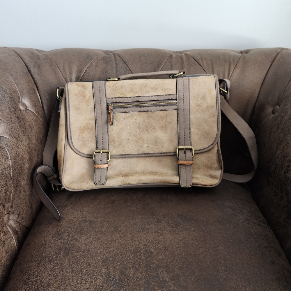 Aldo Messenger Laptop Bag Brown